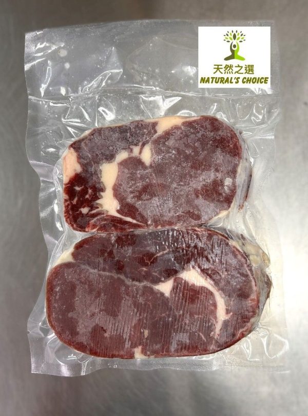 Natural's Choice - 紐西蘭Silver Fern特級草飼牛肉眼扒 (2件裝) 450 - 500g (急凍 -18度)
